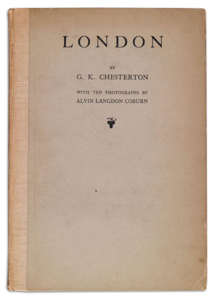 COBURN, ALVIN LANGDON and G.K. CHESTERTON. London.